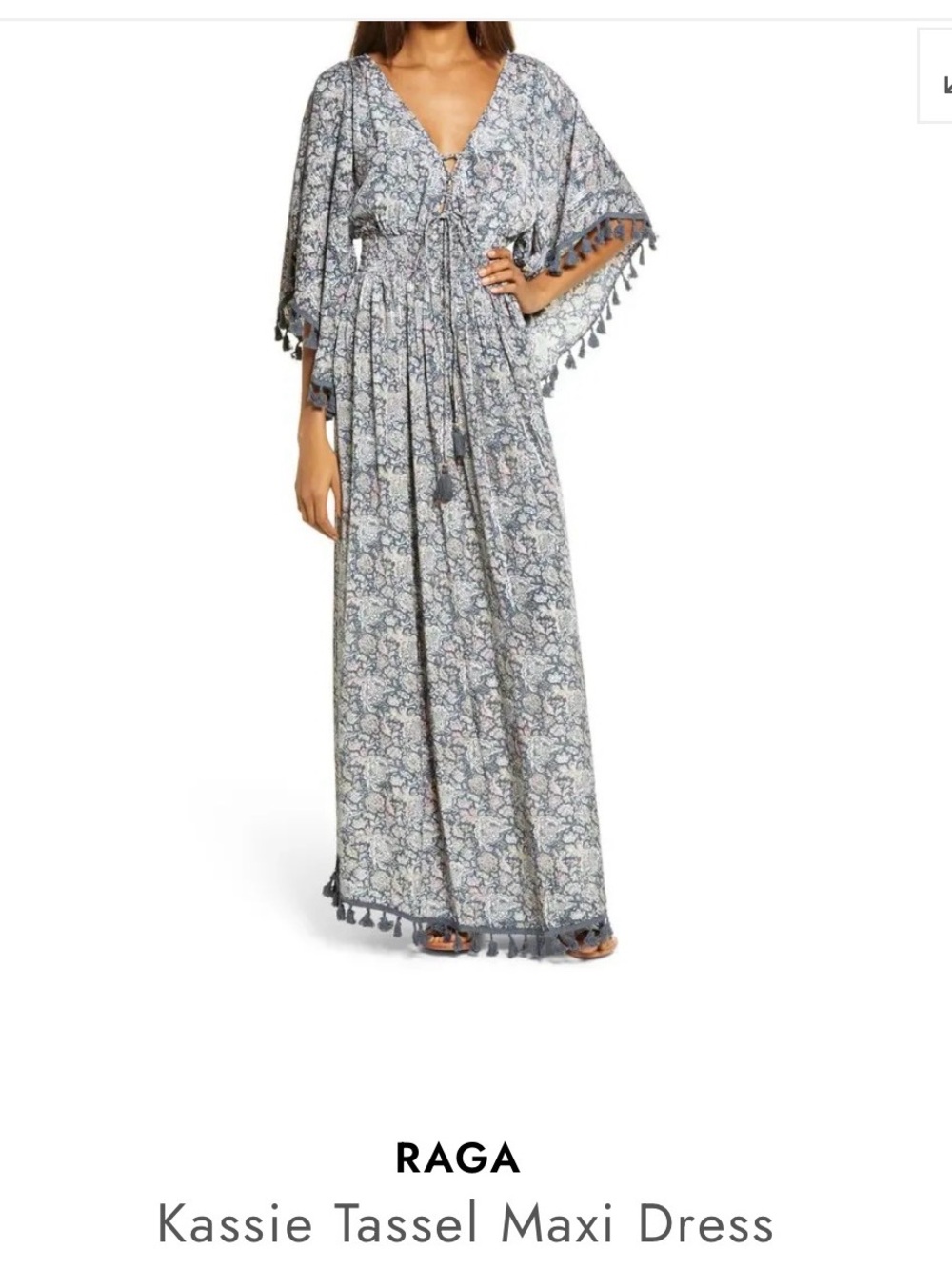 RAGA Kassie Tassel‎ Maxi Dress
